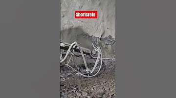 Benching Shortcrete spraying work #tunnel #engineering #tunneling #shorts #like #views #subscribe