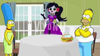 Catalina La Catrina Spits In Homer Simpsons Foodgrounded