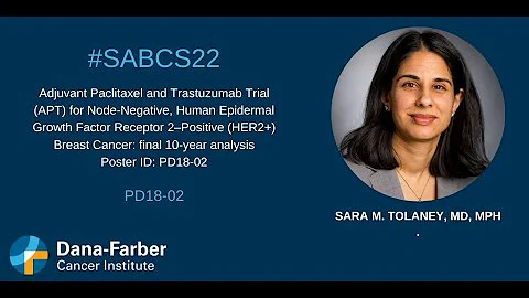 SABCS22: Sara Tolaney, MD, MPH | Dana-Farber Cance...