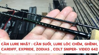 Cần Câu Nhật: Cần Lure Suối, Lure Ghềnh, Lure Lóc Chẽm, Cardiff, Colt Sniper, Expride -  Video 642