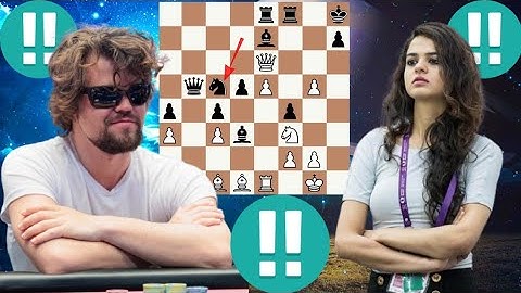 Magnus Carlsen vs Tania Sachdev chess game 8