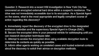Homeland Security Investigations  HSI  Special Agent Entrance Exam Free Practice Test And Answers Up