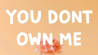 Grace - You Don’t Own Me (Lyrics) Feat. G-Eazy Resimi