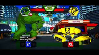 Ultimate Humungousaur vs Armodrillo (Ben 10 xenodrome)