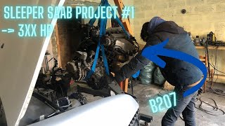 [Sleeper SAAB Project 3xxhp] #1 : Train Arrière et dépose du moteur !