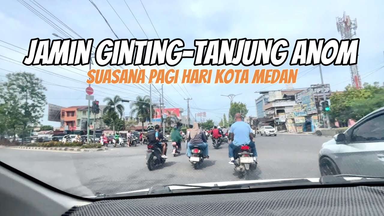 Suasana Pagi Kota Medan Menuju Kabupaten Deli Serdang