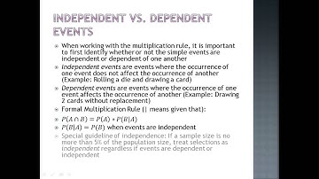 Lesson 4-4 - Multiplication Rule