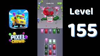 Pixel Crowd Level 155 Walkthrough | Full Gameplay Solution | Go Answer