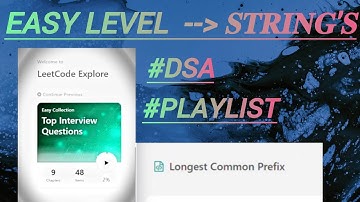 19. Longest Common Prefix | LeetCode 14 | Top Interview Questions | DSA Playlist