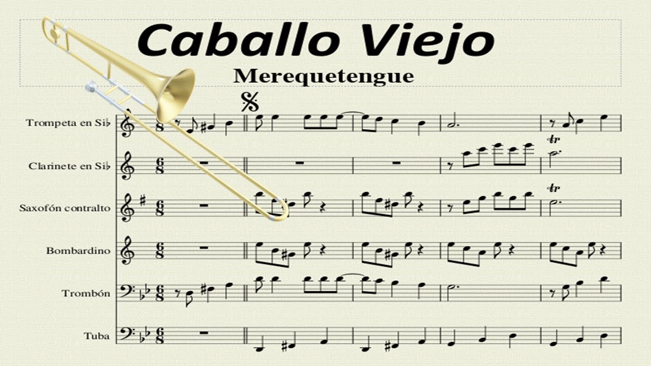 Caballo Viejo Merequetengue/Banda de Colegio🎺🎷📯