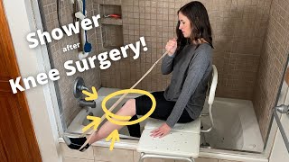 How to Shower After Knee Surgery? | Knee Replacement, ACL Repair, Knee Scope
