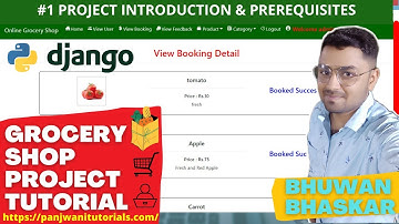 #1 Online Grocery Shop Project Tutorial | Python Django | In Hindi | By Bhuwan Bhaskar