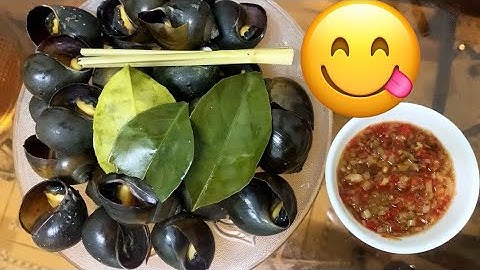 Ốc bươu gác bếp hấp sả lá chanh nước dừa ngon ngọt, cách nấu thức uống sả chanh mật ong bổ dưỡng❤️🥰