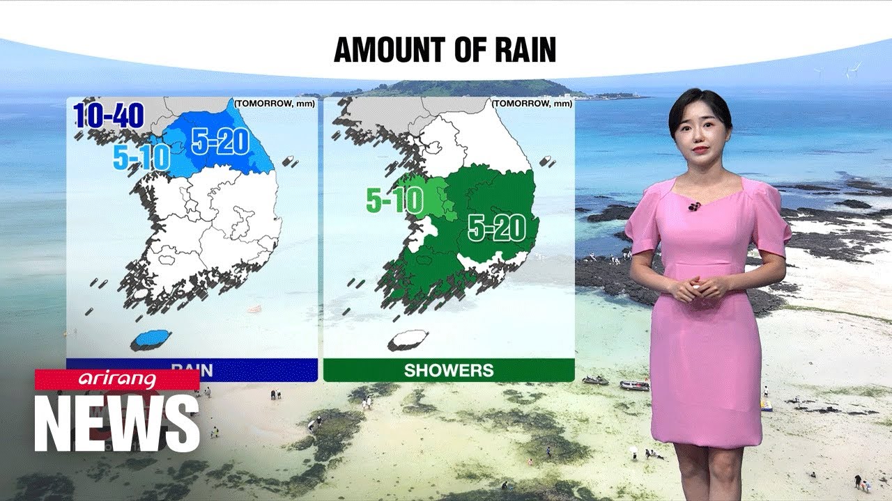 [Weather] Rain and showers tomorrow, heat will ease off a bit - YouTube