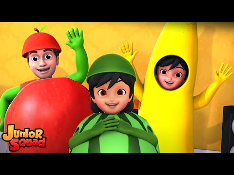 Фруктовая песня для детей и учусь видео на русском языке - Junior Squad