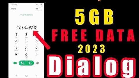 dialog unlimited  1GB/2GB/3GB/5GB/10GB free data | dialog free data 2023 | free data sinhala |