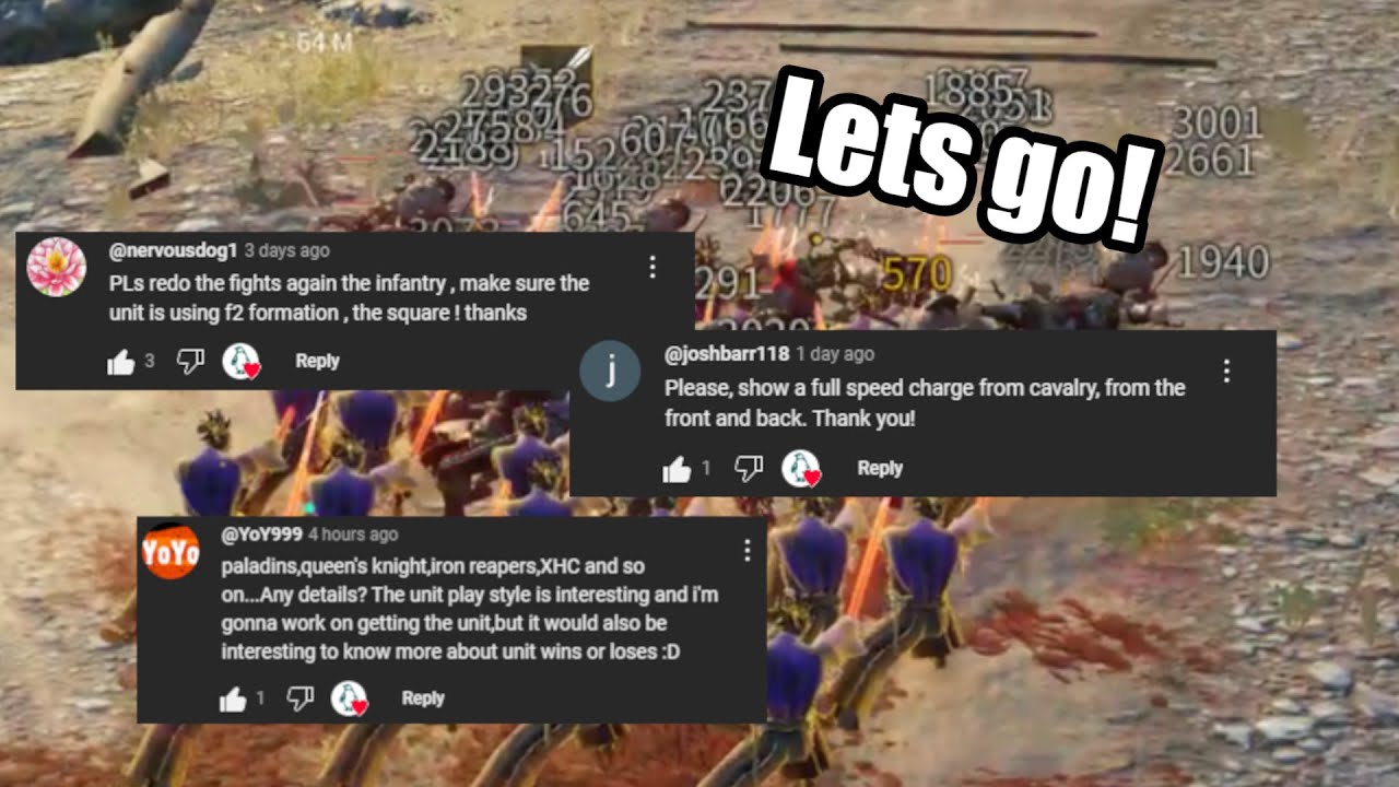 You asked, I answered. | Unit Overview & Testing | Conqueror's Blade