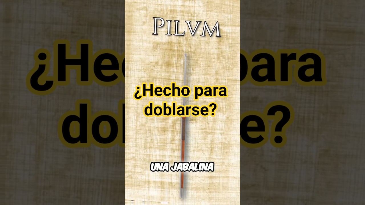 PILUM: la JABALINA LETAL de los ROMANOS