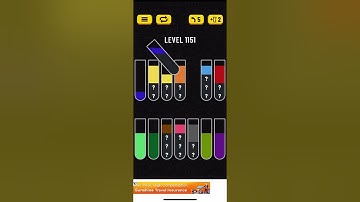 Water Sort Puzzle level 1151