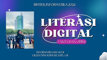 Micro Teaching Tugas Bimtek Informatika 2024 - LD  Fakta dan Opini
