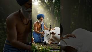 Borhe admin ne bachaya gaye ko sher se #animals #ai #animation #story #cartoon #shorts #trending