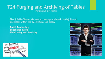 T24 Job List Tables Purging in Oracle