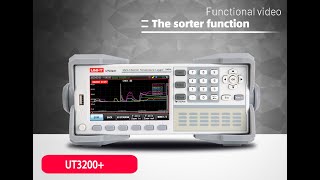 How to use UT3200+ series, Episode 3 sorter function