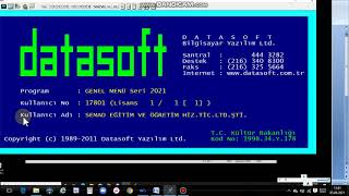 Datasoft Aktarim Videosu-Okul Uygulamasi