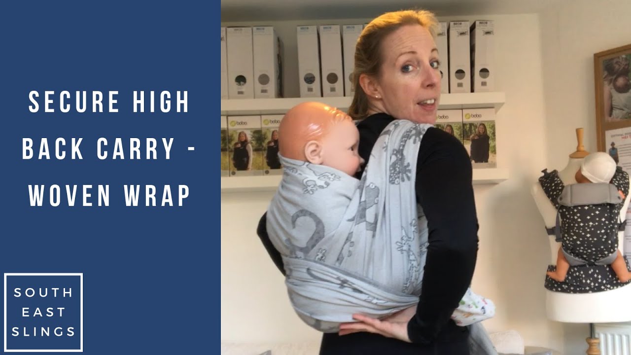 woven wrap back carry toddler