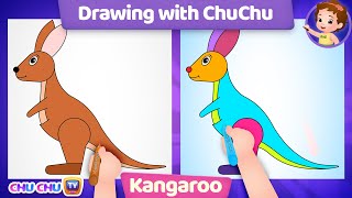 How to Draw a Kangaroo? - More Drawings with ChuChu - ChuChu TV Drawing Lessons for Kids