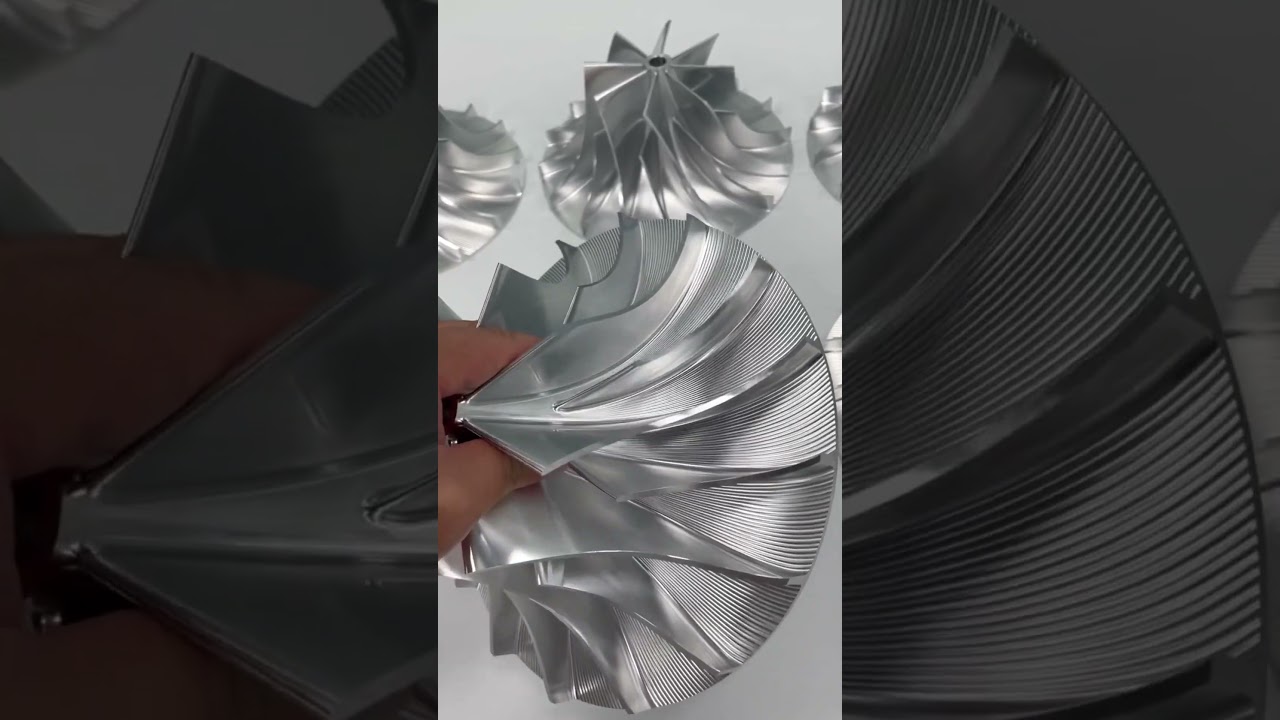 Centrifugal fan impeller processing 