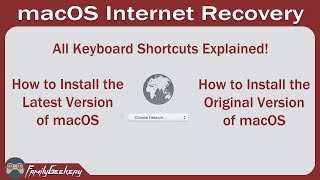 How to Use Internet Recovery to Reinstall macOS   All Options!