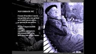 Il Dolore E Non Gridate Più Di Giuseppe Ungaretti