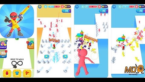 Paint Brawl 3D - Gameplay IOS & Android