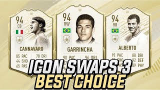 THE BEST CHOICE IN ICON SWAPS 3 FIFA 20 ULTIMATE TEAM