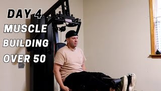 Day 4 Muscle Building Journey over 50 | Leg Day