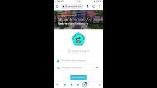 cara Login siakad unpatti #mahasiswabaru #unpatti