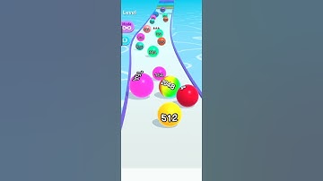 How to play ball run 2048 level 1024 #ballrun2048 #5minutestech  #level1024