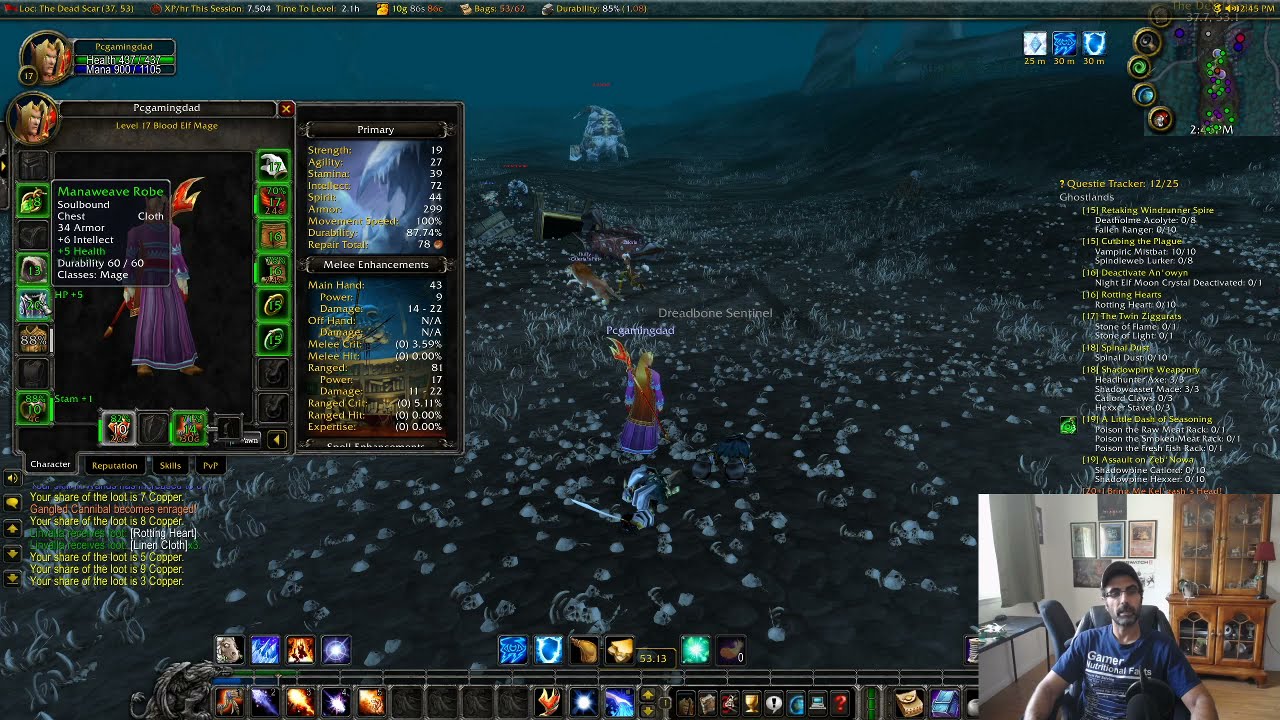 WoW TBC Classic Leveling a Fresh Blood Elf Mage on Pre patch Part 5