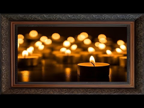     4     لوحة الشموع الهادئة