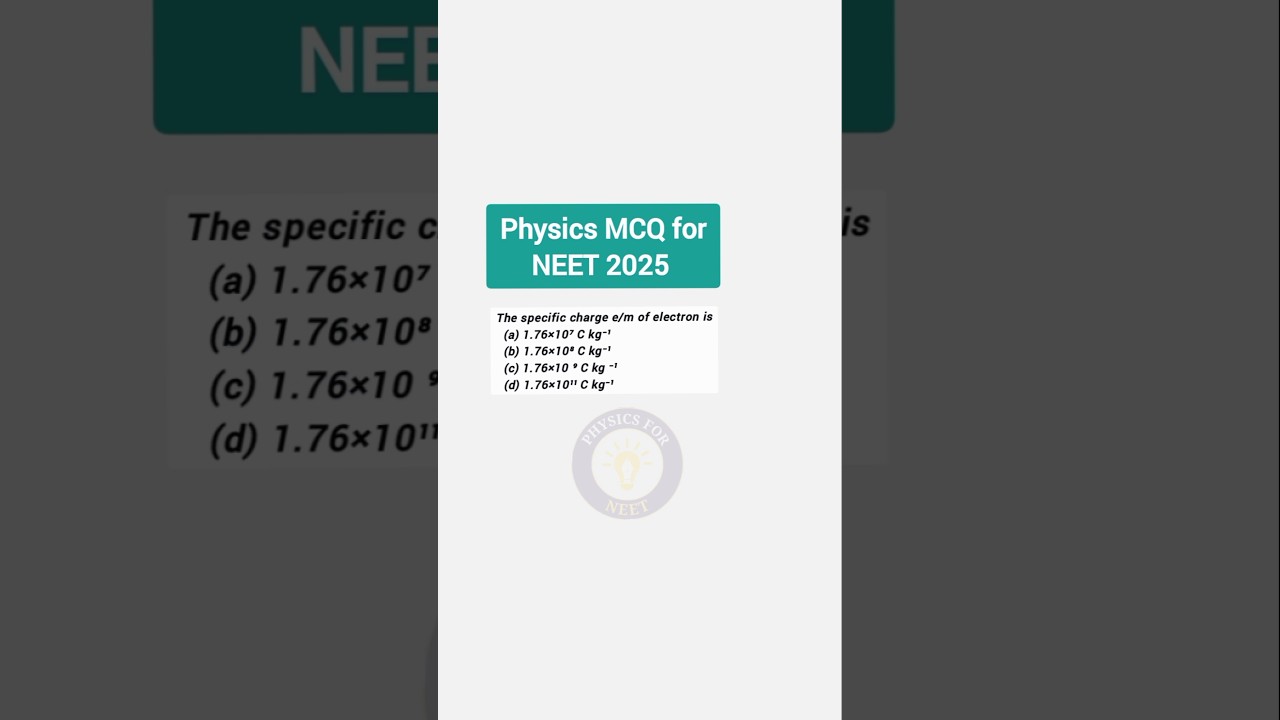 NEET 2025 daily Physics MCQ practice by J Akhter Sir
