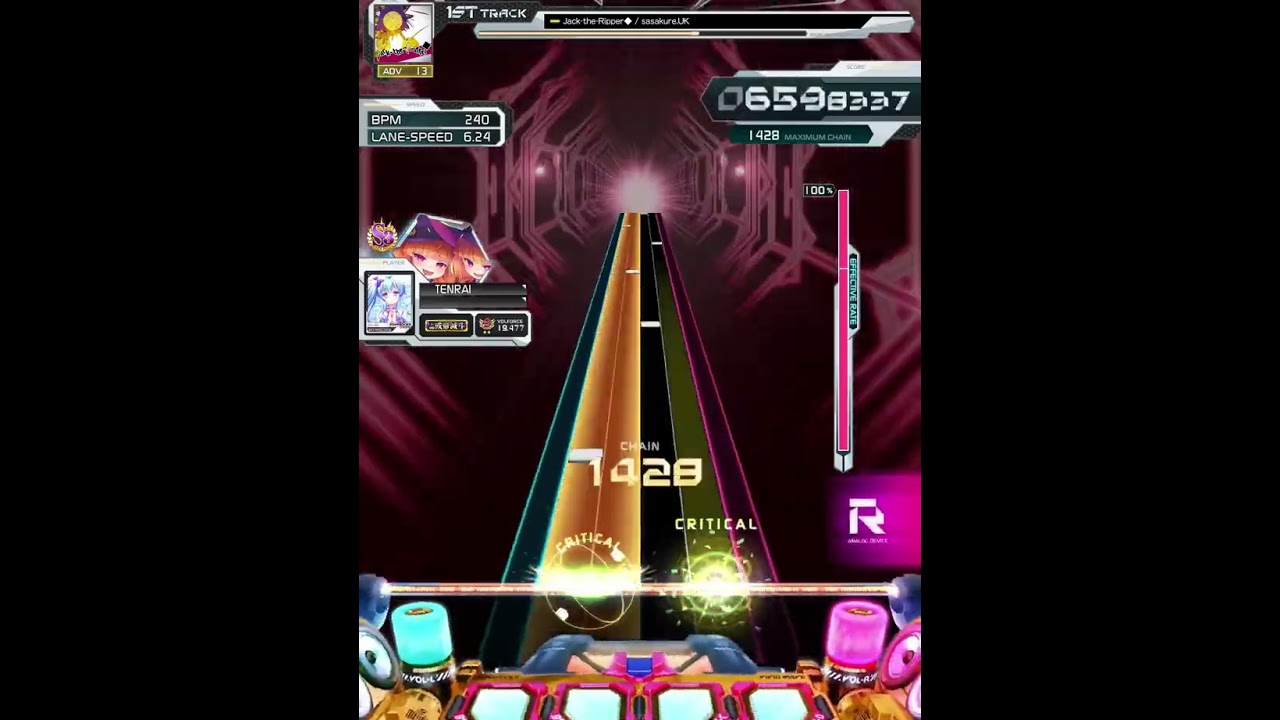 SDVX VI】Jack-the-Ripper◇ (ADV)(再) - YouTube