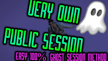 HOW TO GET IN YOUR OWN PUBLIC SESSION VERY EASY! (Ghost Lobby) GTA 5 Online