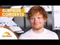 Ed Sheeran surprises fans with pop-up performances | Sunrise