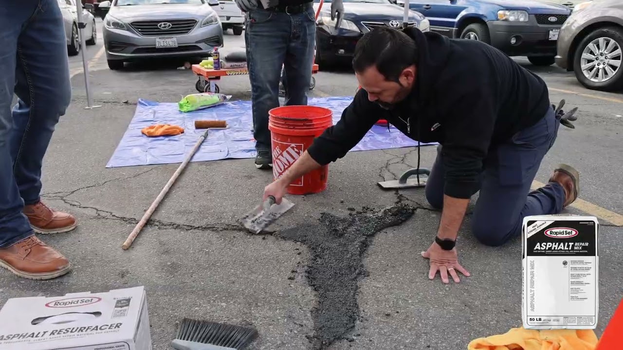 Rapid Set® Asphalt Repair Mix (Fast-Setting, Cement-Based Pothole