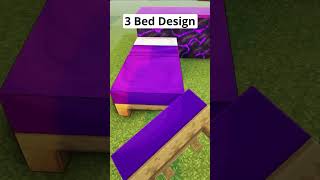 Minecraft 3 Bed Designs😱 #shorts screenshot 4