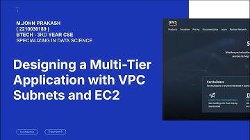 Designing a Multi-Tier Application with VPC Subnets and EC2 | M.John Prakash
