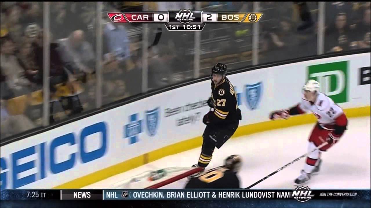 4/8/13 Bruins organist plays Brass Bonanza in game against Hurricanes