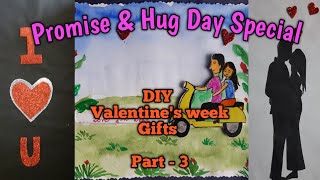 Promise & Hug Day Special || DIY Valentine's Week Gifts || Valentine's Week Ideas || Card Ideas screenshot 5