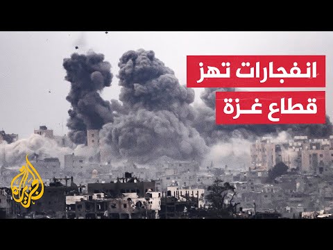 مراسل الجزيرة: الاحتلال الإسرائيلي ينسف مباني سكنية في رفح جنوب قطاع غزة